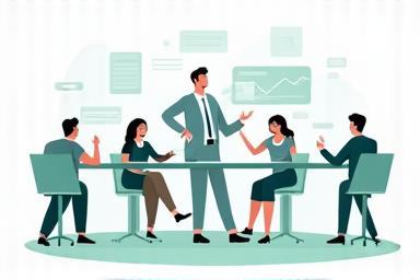 Illustration of a dynamic group training session.